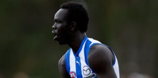 Why North Melbourne forward is adamant on club's direction ahead of 100th game
