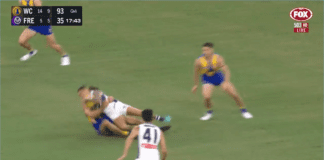 AFL MRO: West Coast defender Tom Barrass offered suspension for dangerous tackle