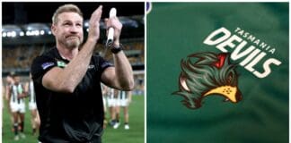 Former Collingwood champion Nathan Buckley acts coy about Tasmanian Devil coaching links