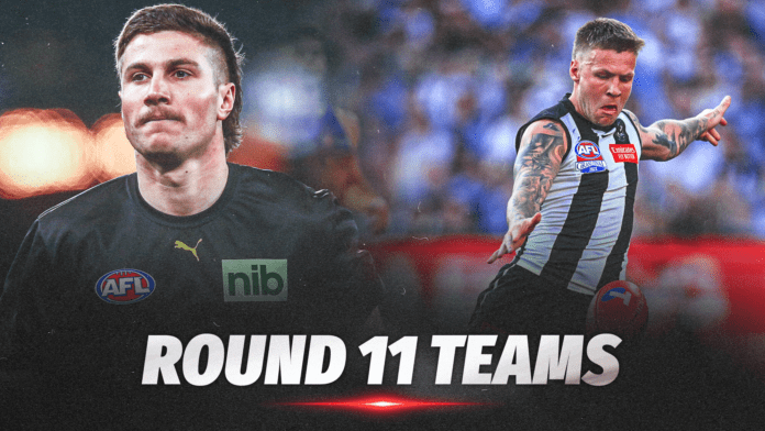 AFL Round 11 Team Line-Ups 2024 - AFL News