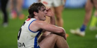 AFL footy boss explains controversial North Melbourne, Bailey Scott 50m blunder