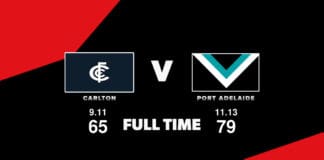 FULL TIME: Carlton vs Port Adelaide - Round 20, 2024