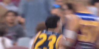 AFL MRO: Is a star Crow in trouble for this front-on bump?