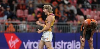 Daniher double caps off historic Brisbane comeback to sink GWS in semi-final