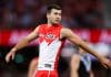 Sydney provide latest on injured forward Logan McDonald after booking grand final spot
