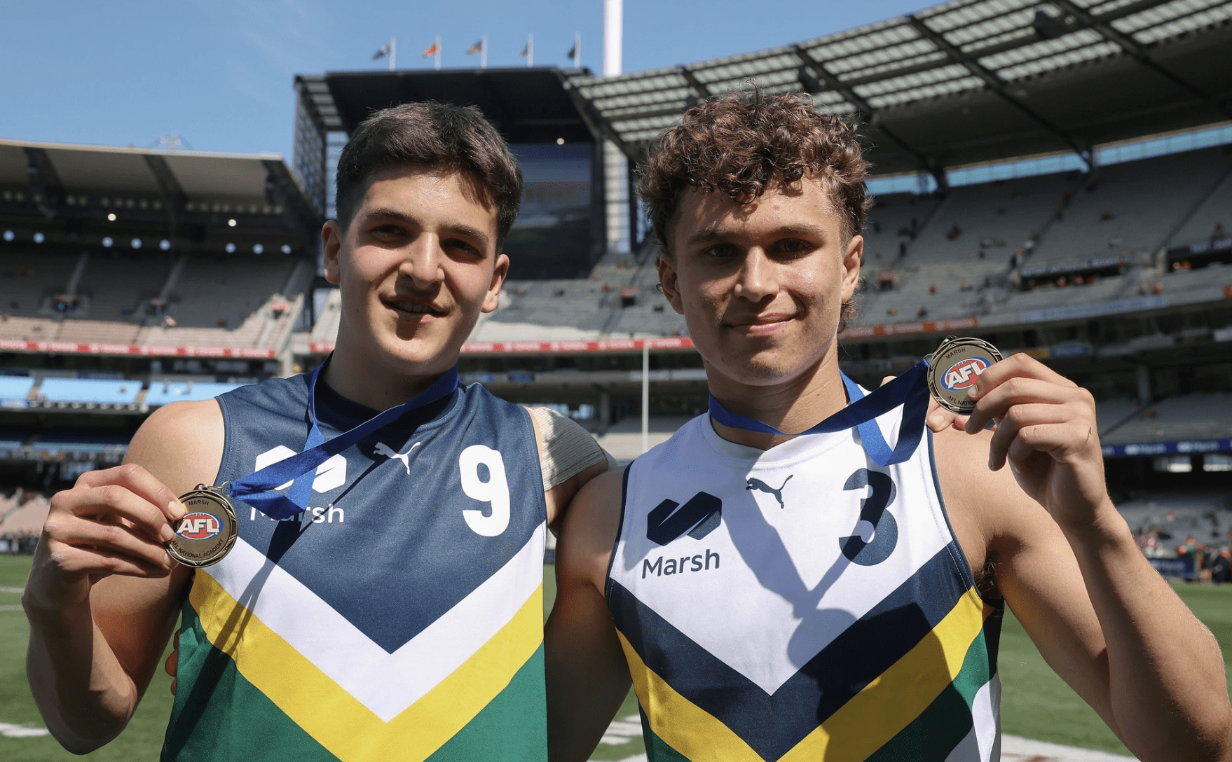 AFL Draft: Suns-tied teenagers, West Coast father-son prospect impress in U17s Futures Clash