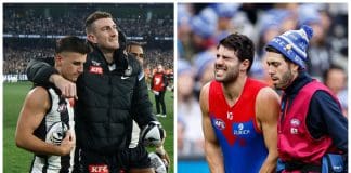 Collingwood, Melbourne stars' injuries revealed