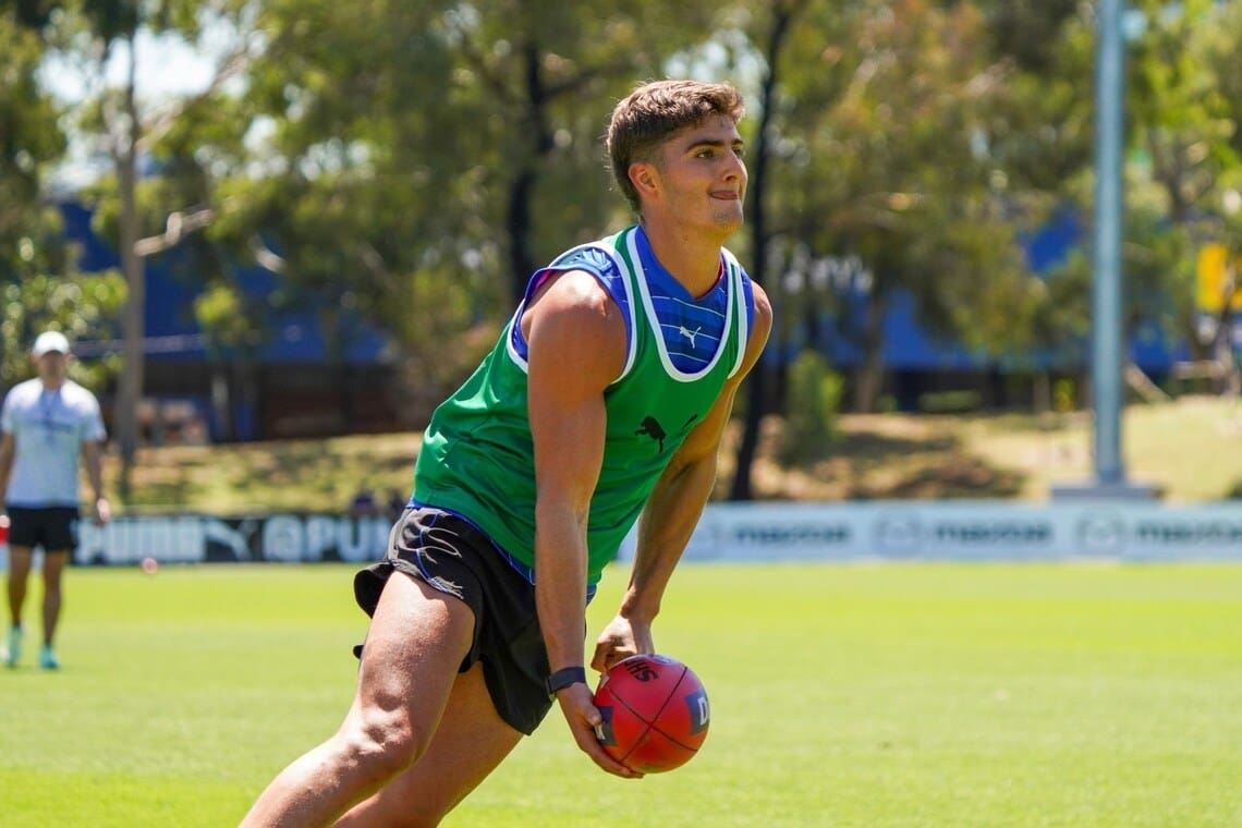 AFL-Training-February-12-2025-3-. Harry Sheezel. Credit: North Melbourne.