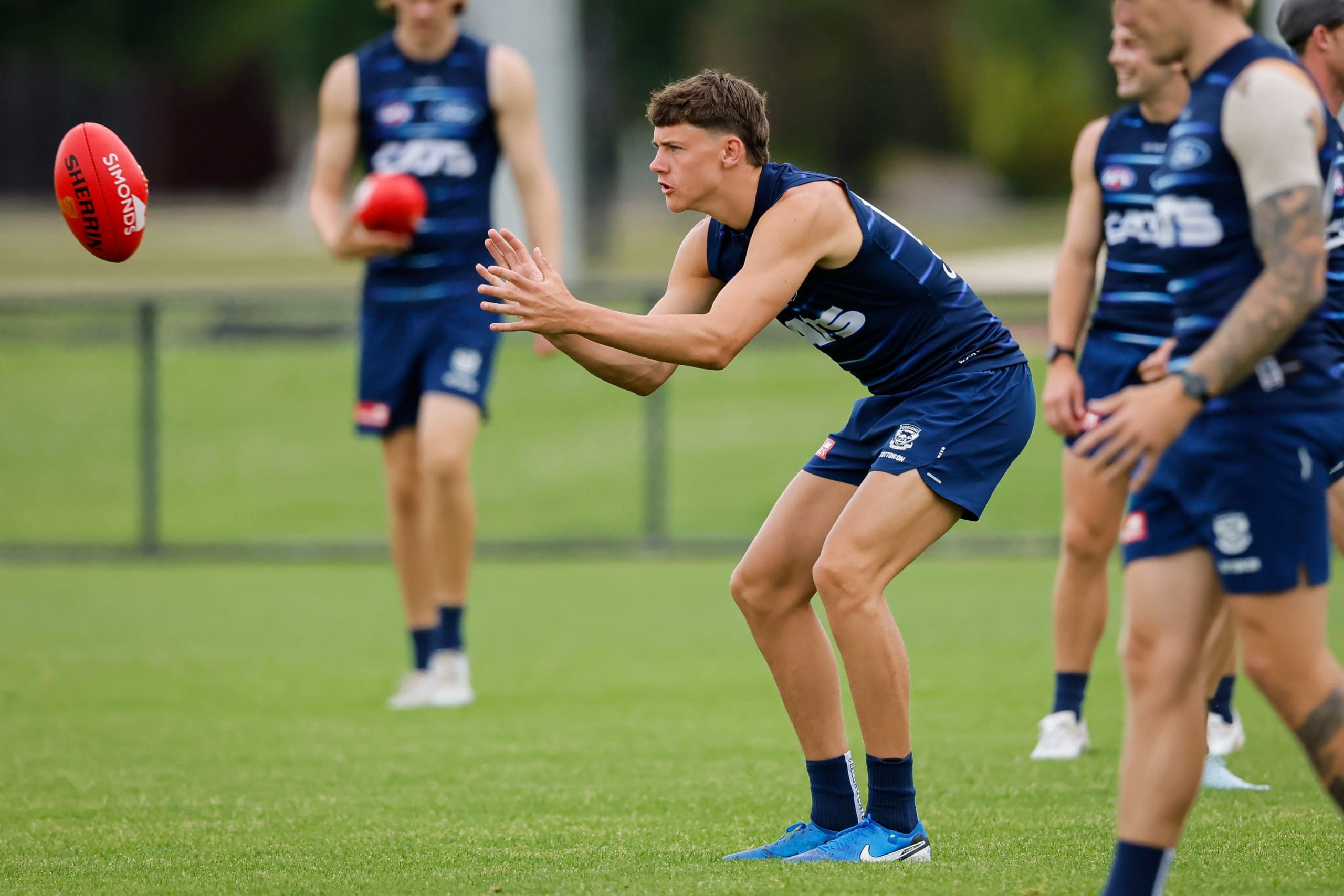 The "really exciting" Geelong one-gamer backed to break into senior side