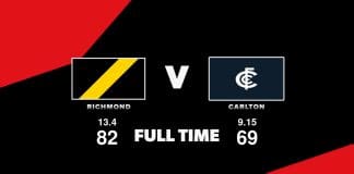 LIVE: Richmond vs Carlton – Round 1, 2025