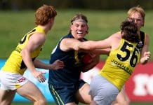 AFL Draft: Queensland trio, big-bodied midfielder among standouts in AFL Academy opener