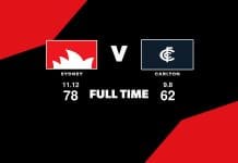 LIVE: Sydney vs Carlton – Round 10, 2025