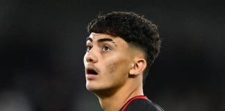 MELBOURNE, AUSTRALIA - APRIL 26: Hugo Garcia and his Saints' team mates look dejected after losing the round seven AFL match between St Kilda Saints and Brisbane Lions at Marvel Stadium, on April 26, 2025, in Melbourne, Australia. (Photo by Quinn Rooney/Getty Images)