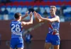 MRO latest: Bulldog learns his fate after hit Lachlan Smith and Anthony Scott of the Bulldogs celebrate a goal during a VFL match. Credit: Cameron Grimes/AFL Photos
