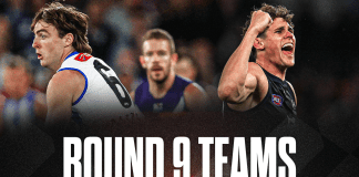 Round 9 Team Line-Ups