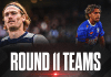 Round 11 Team Line-Ups