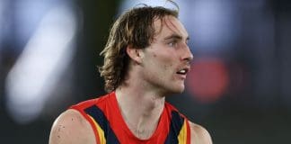 South Australia's Dyson Sharp was awarded the Larke Medal and was named captain of the 2025 Marsh AFL National Championships All Australian Team. Picture: Rob Lawson/AFL Photos