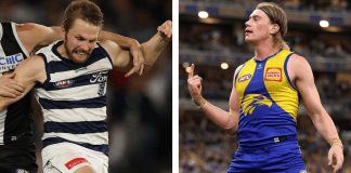The most and least turnover-prone midfielders in the AFL