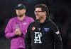 MELBOURNE, AUSTRALIA - AUGUST 16: Josh Carr, Assistant coach of the Power looks on ahead of the round 23 AFL match between Carlton Blues and Port Adelaide Power at Marvel Stadium on August 16, 2025 in Melbourne, Australia. (Photo by Morgan Hancock/Getty Images)