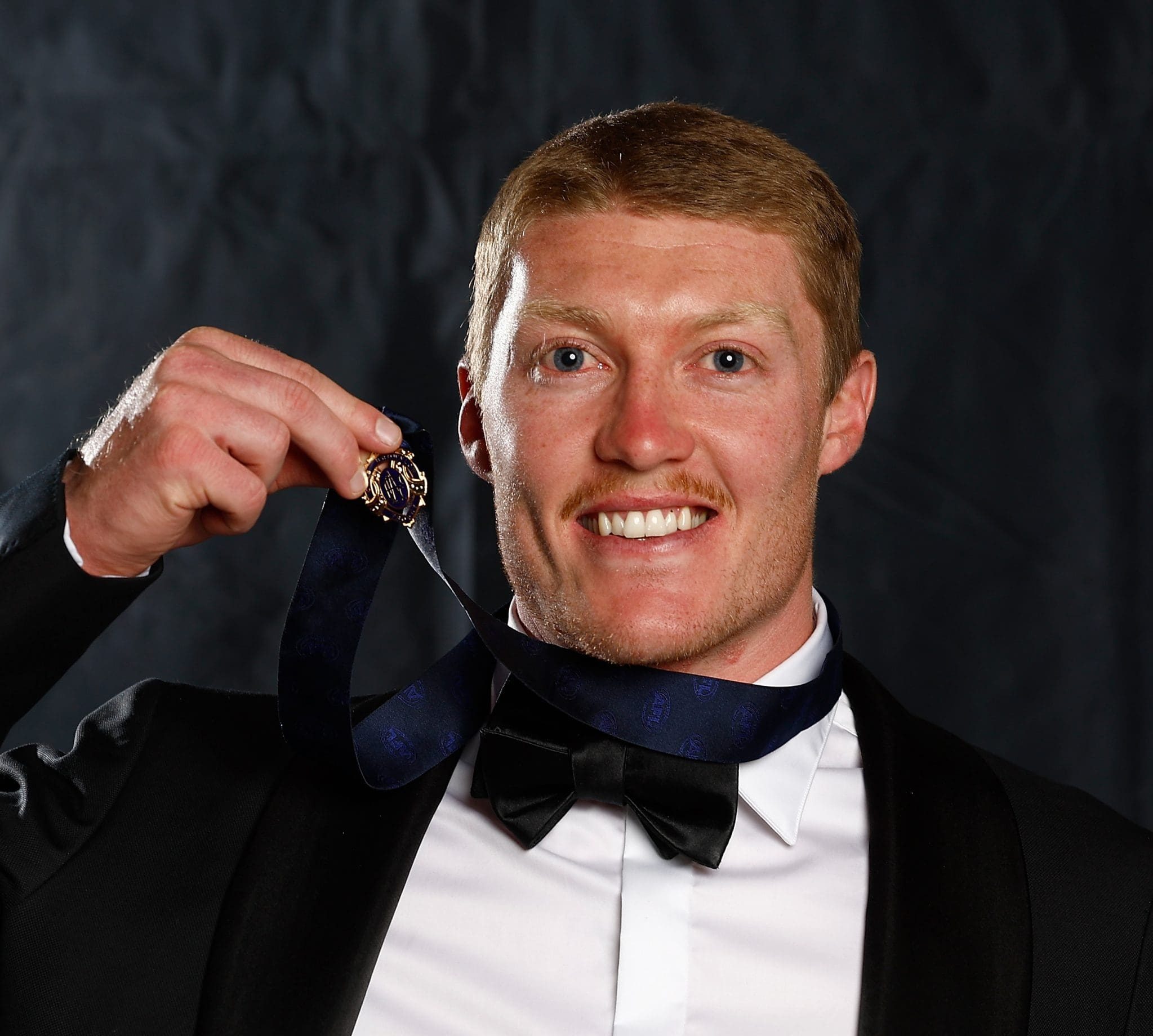 MELBOURNE, AUSTRALIA - SEPTEMBER 22: Matt Rowell of the Suns is seen after winning the Brownlow Medal during the 2025 Brownlow Medal at Crown Palladium on September 22, 2025 in Melbourne, Australia. (Photo by Michael Willson/AFL Photos via Getty Images)