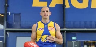 West Coast recruit Brandon Starcevich. Credit: West Coast Eagles.