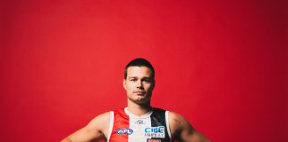 Jack Silvagni in his new colours. Credit. St Kilda Football Club