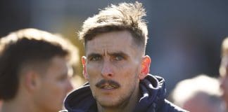 MELBOURNE, AUSTRALIA - JULY 10: Jets head coach Robbie Chancellor looks on during the NAB League match between the Western Jets and the Eastern Ranges at Avalon Airport Oval on July 10, 2022 in Melbourne, Australia. (Photo by Daniel Pockett/AFL Photos/via Getty Images)