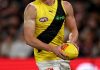 Richmond confirms important move MELBOURNE, AUSTRALIA - MARCH 29: Jacob Blight of the Tigers in action during the round three AFL match between St Kilda Saints and Richmond Tigers at Marvel Stadium, on March 29, 2025, in Melbourne, Australia. (Photo by Jonathan DiMaggio/Getty Images)