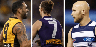 The famous jumper numbers vacant at each AFL club