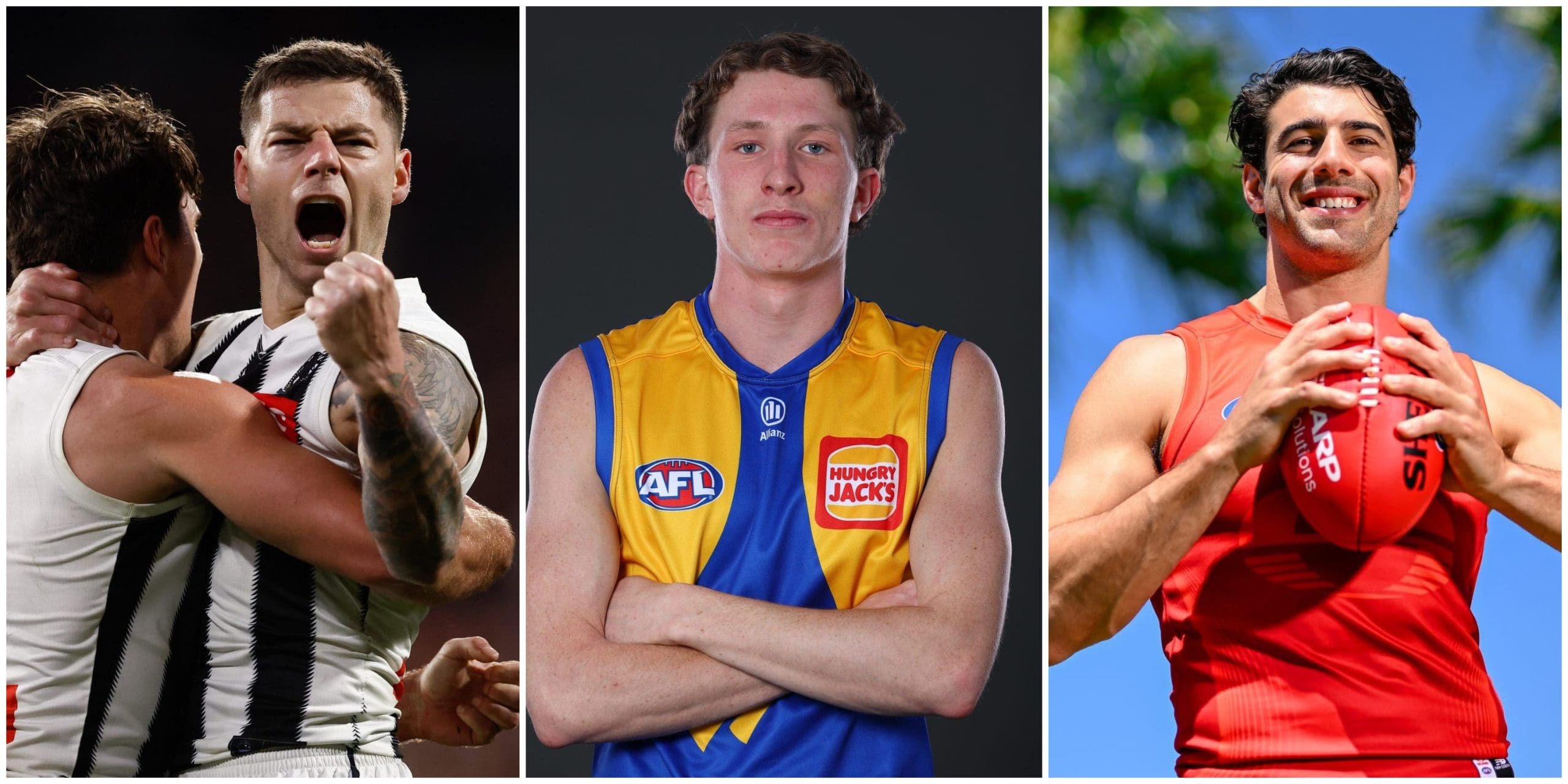 Which AFL teams enter the 2026 season with the oldest and youngest lists?