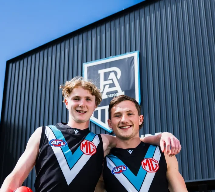 Port Adelaide Extends Contracts for Mitch Zadow and Balyn O'Brien
