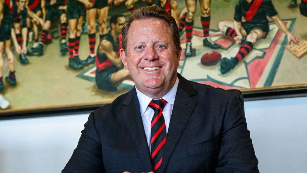 Essendon new CEO Tim Roberts. Credit: Essendon Football Club