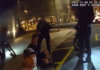 Hawthorn star learns fate from US cherry picker arrest Body worn camera footage from the arrest of Hawthorn players Dylan Moore and Connor Macdonald in Arizona. Credit: Herald Sun