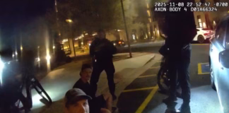 Hawthorn star learns fate from US cherry picker arrest Body worn camera footage from the arrest of Hawthorn players Dylan Moore and Connor Macdonald in Arizona. Credit: Herald Sun