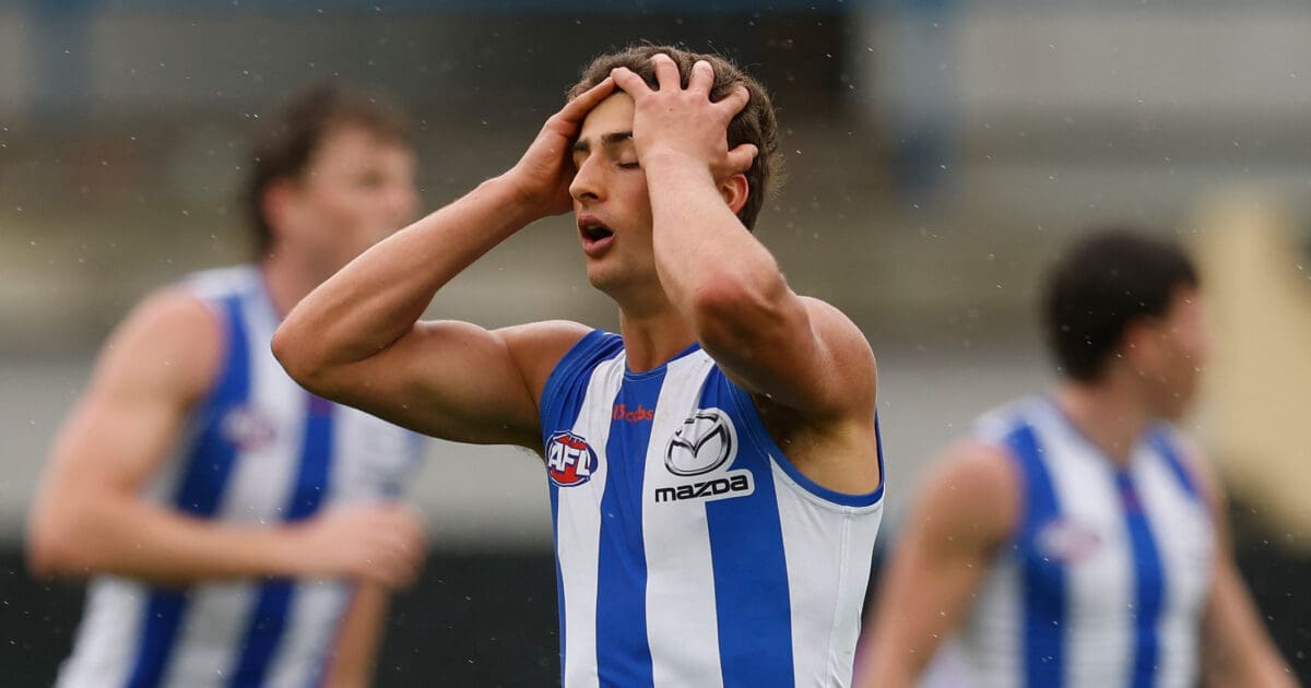 Harry Sheezel Out with Cheek Injury During Match Against Geelong