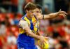 West Coast makes Tribunal call on midfielder’s ban GOLD COAST, AUSTRALIA - MARCH 15: Deven Robertson of the Eagles in action during the 2026 AFL Round 01 match between the Gold Coast Suns and the West Coast Eagles at People First Stadium on March 15, 2026 in the Gold Coast, Australia. (Photo by Russell Freeman/AFL Photos via Getty Images)