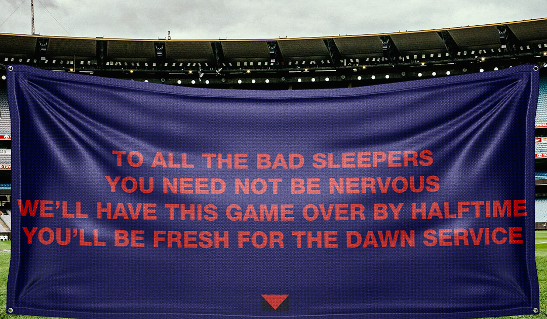 Banner Man taunts Richmond fans with self-deprecating joke