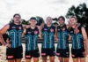 Having played an integral role in the club’s Kaurna translation to Yartapuulti in 2023, Uncle Mickey's design is a fitting and meaningful continuation of that story. Image: Matt Sampson.