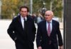 Hird responds to THAT photo with former Essendon leaders MELBOURNE, AUSTRALIA - JUNE 10: James Hird (L) and Paul Little arrive ahead of the State Funeral for Neale Daniher at Melbourne Cricket Ground on June 10, 2026 in Melbourne, Australia. The former VFL/AFL player and coach, Daniher passed away on 25th May, following a long battle with MND. (Photo by Daniel Pockett/Getty Images)