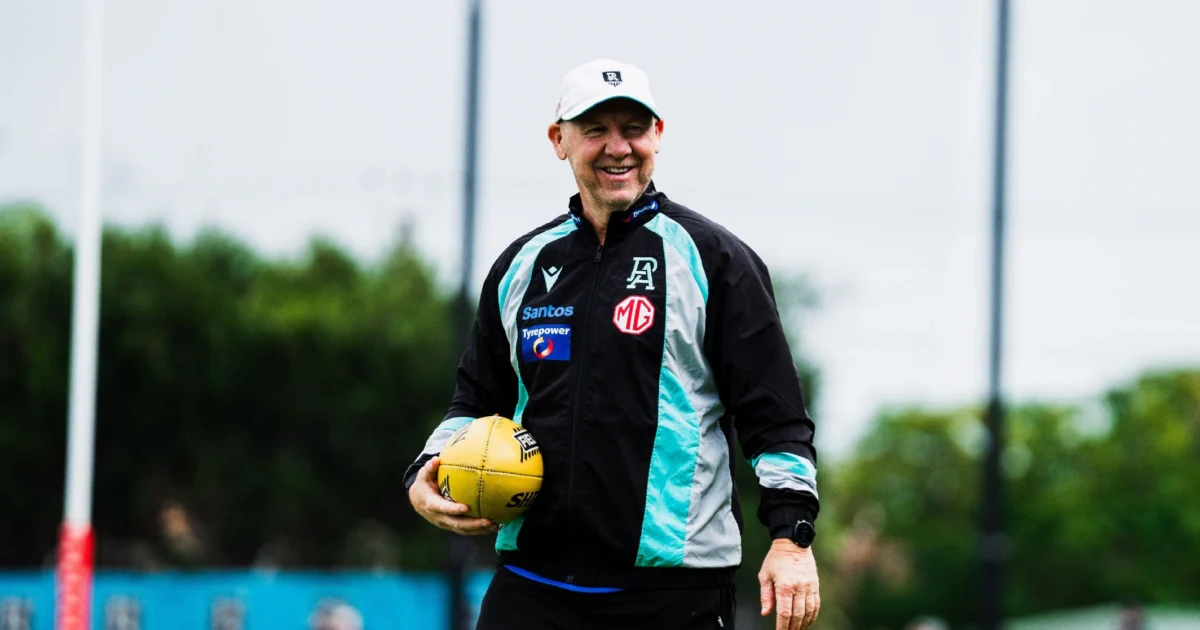 Port Adelaide's Director of Coaching Andy Collins Resigns
