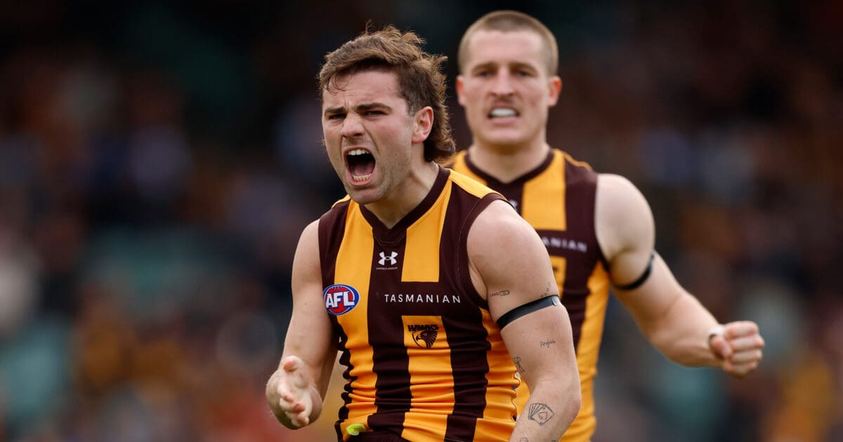 Nick Watson Shines with Five Goals as Hawks Defeat North Melbourne