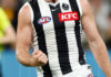 Collingwood looks to the Irish with successful Gaelic football young star swoop MELBOURNE, AUSTRALIA - AUGUST 15: Angus Anderson of the Magpies celebrates a goal during the 2026 AFL Round 23 match between the Hawthorn Hawks and the Collingwood Magpies at the Melbourne Cricket Ground on August 15, 2026 in Melbourne, Australia. (Photo by Michael Willson/AFL Photos via Getty Images)
