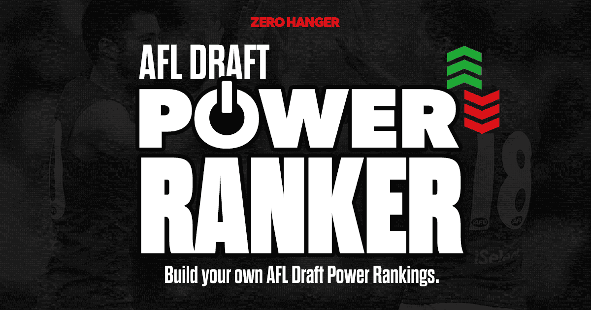 Create Your Own AFL Draft Power Rankings for 2026