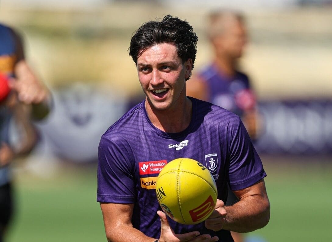 Toby Whan. Image Credit: Fremantle Dockers