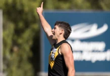 The VFL star attracting interest in the AFL Werribee VFL player Brady Wright. Credit: Werribee Tigers