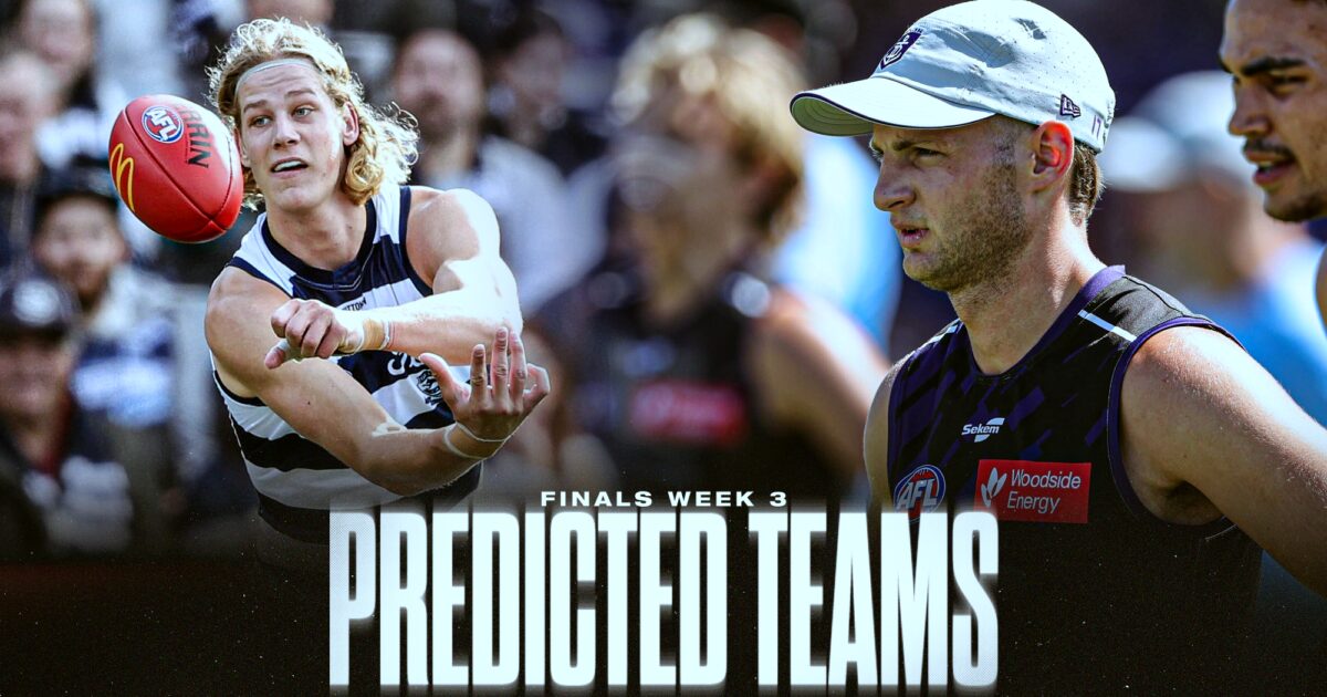 Predicted Lineups for 2026 AFL Semi-Finals