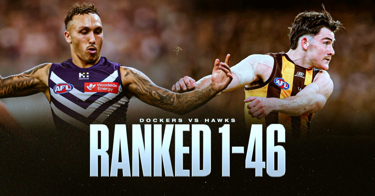 AFL Finals Player Rankings: Hawks Dominate Over Dockers