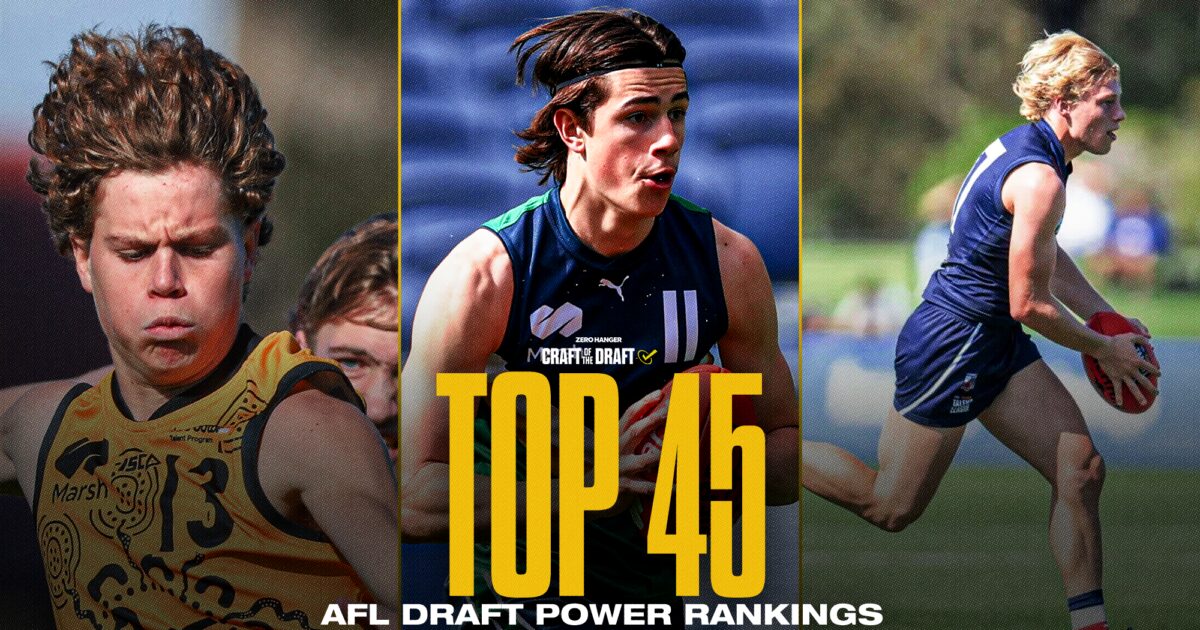 AFL Draft September Power Rankings Update