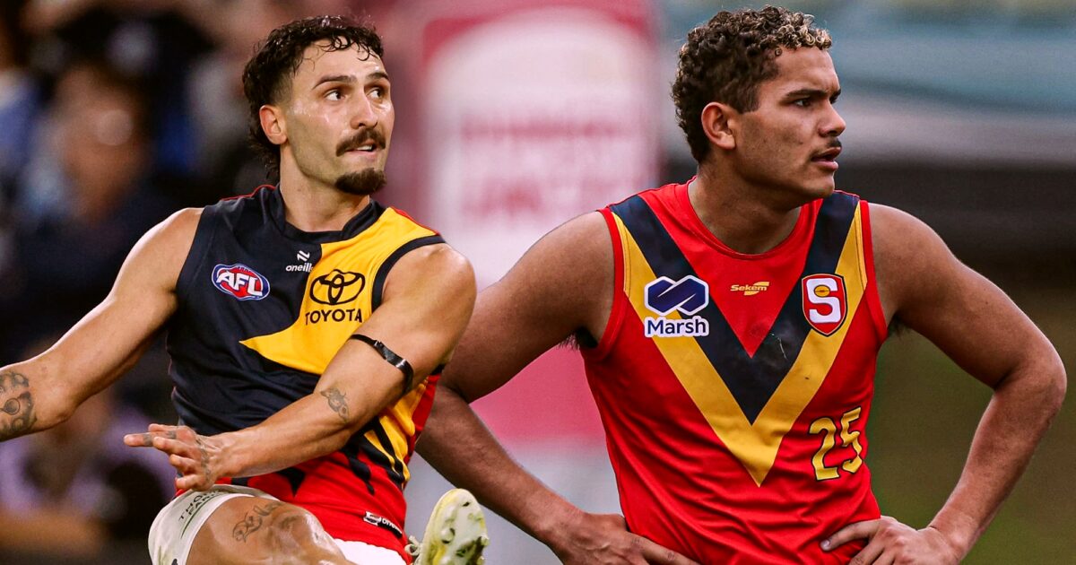 Adelaide Academy Prospect Anthony Long Trains with Izak Rankine